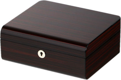 Ebony Wooden Watch Box for 6 Watches, Ebony, Wooden Watch Box, Storage Boxes, Wooden Watch Storage Box, Watch Boxes, CB5075, Clinks.com