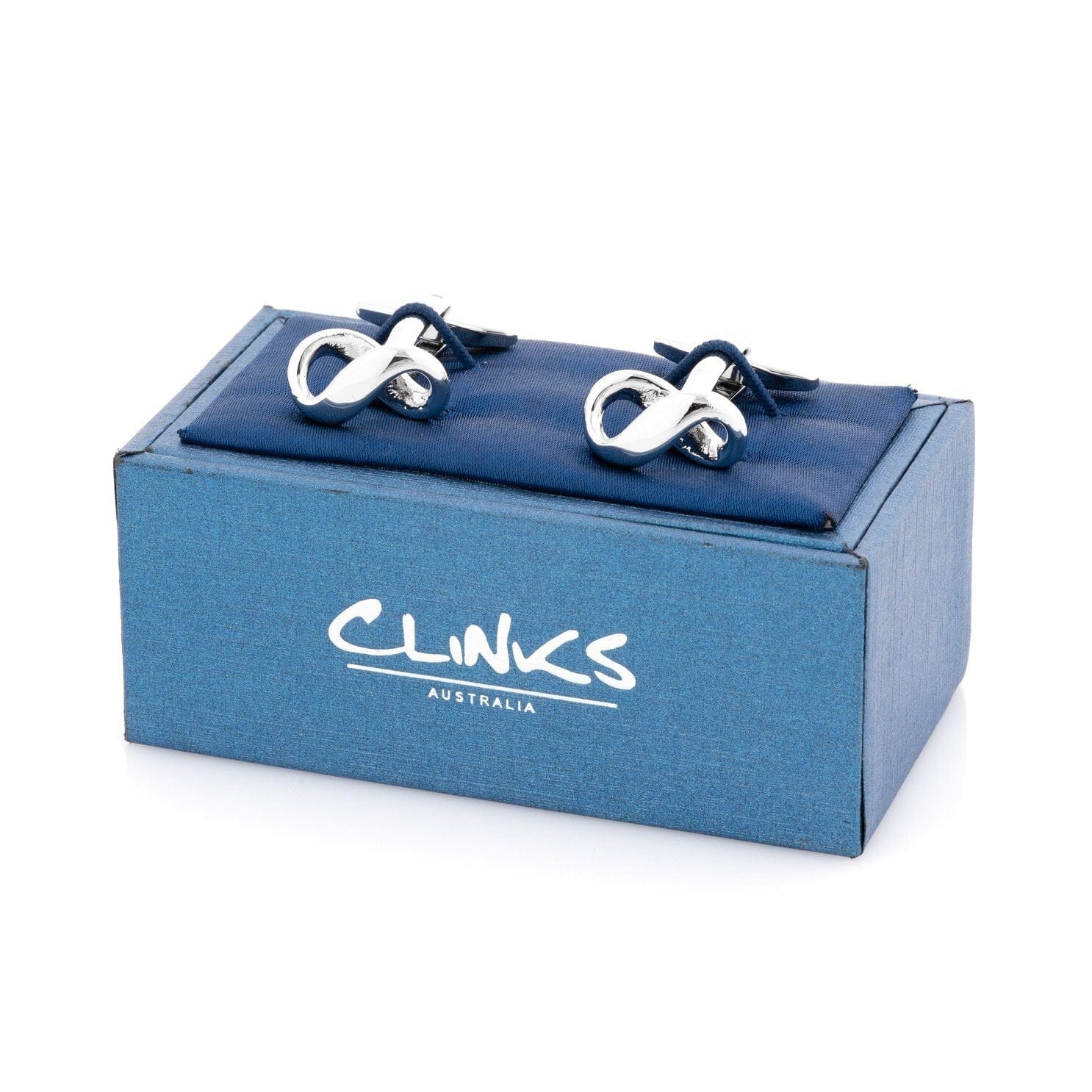 Silver Infinity Symbol Cufflinks Novelty Cufflinks Clinks Australia 