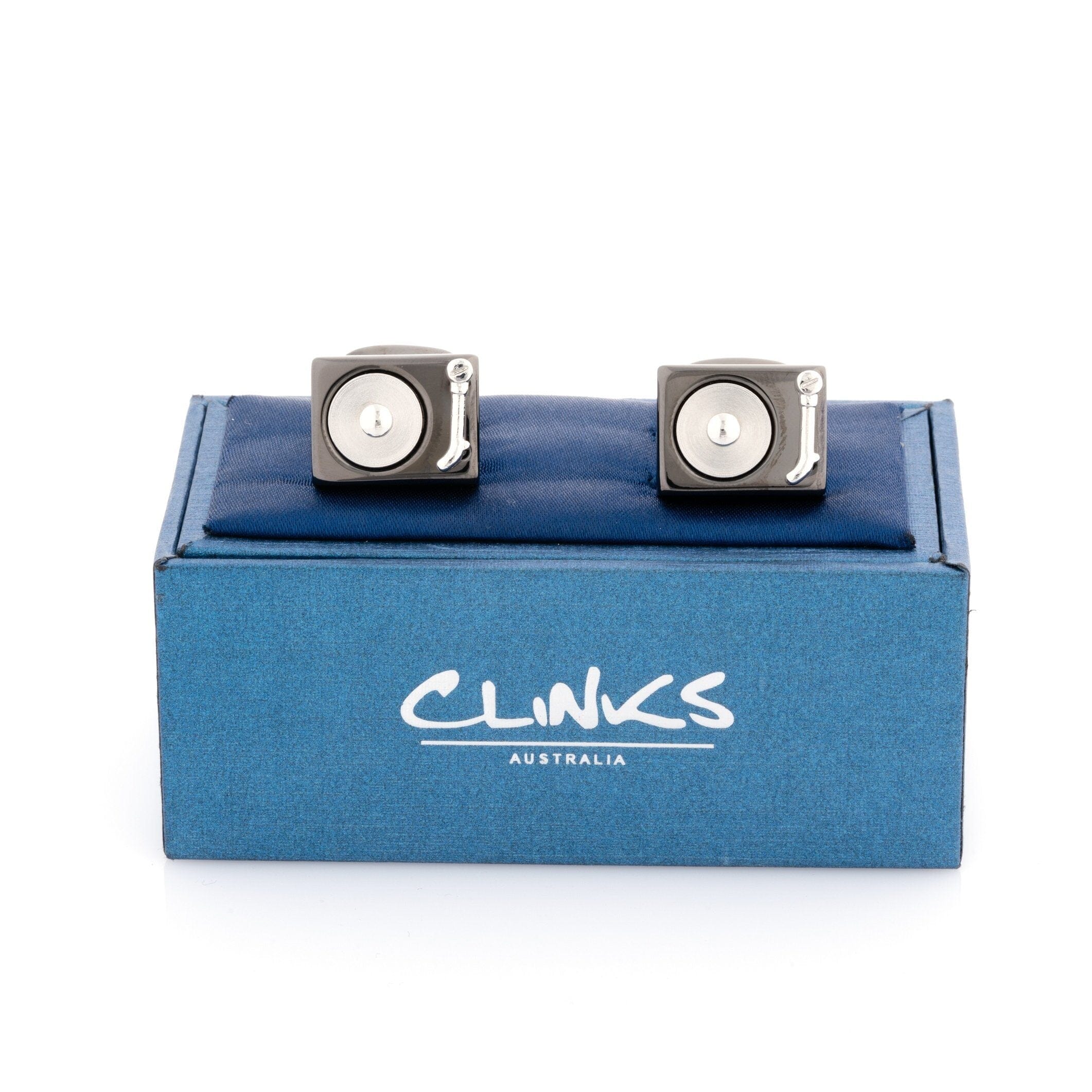 Turntable Record Player DJ Cufflinks Novelty Cufflinks Clinks Australia 