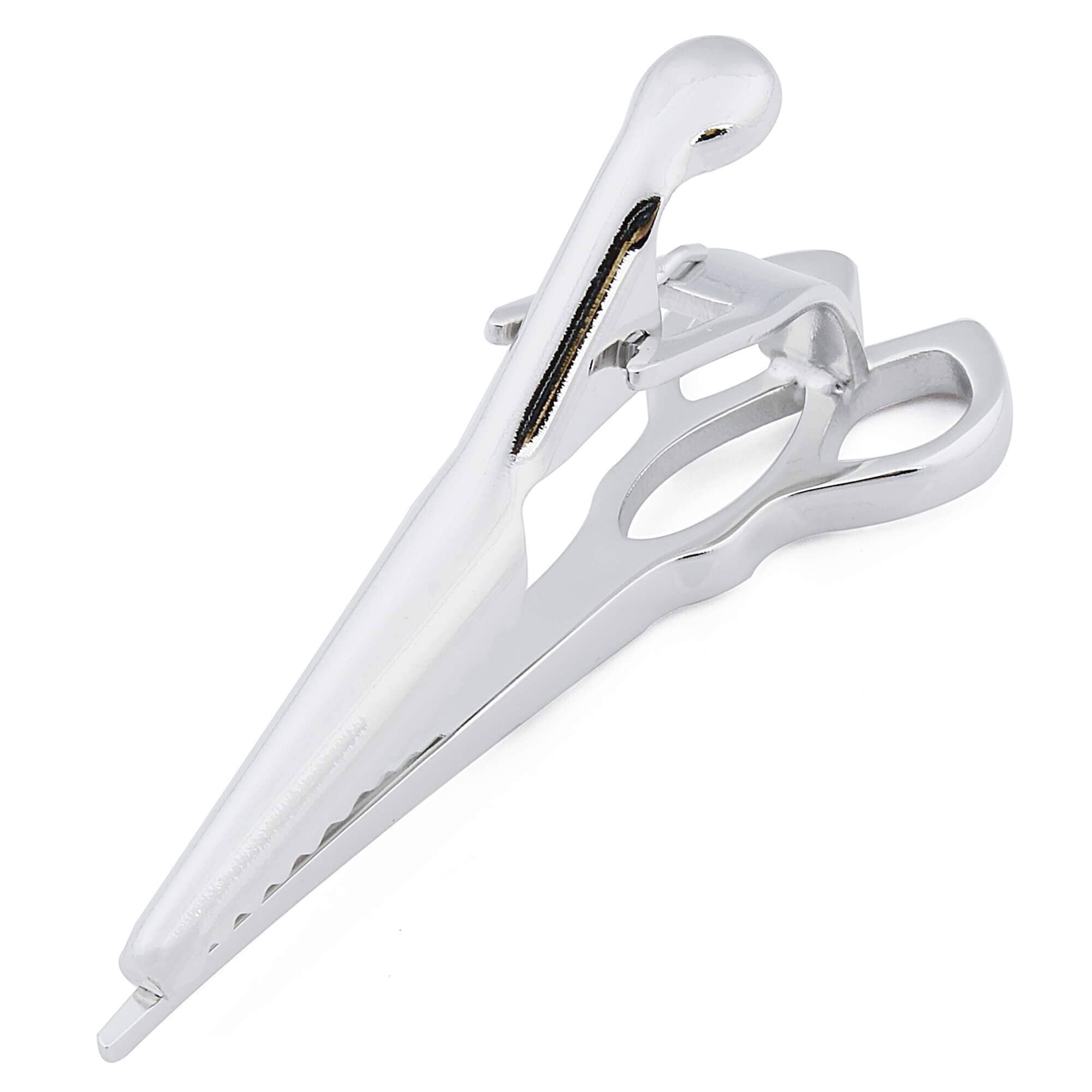 Silver Scissors Tie Clip Tie Bars Clinks Australia 