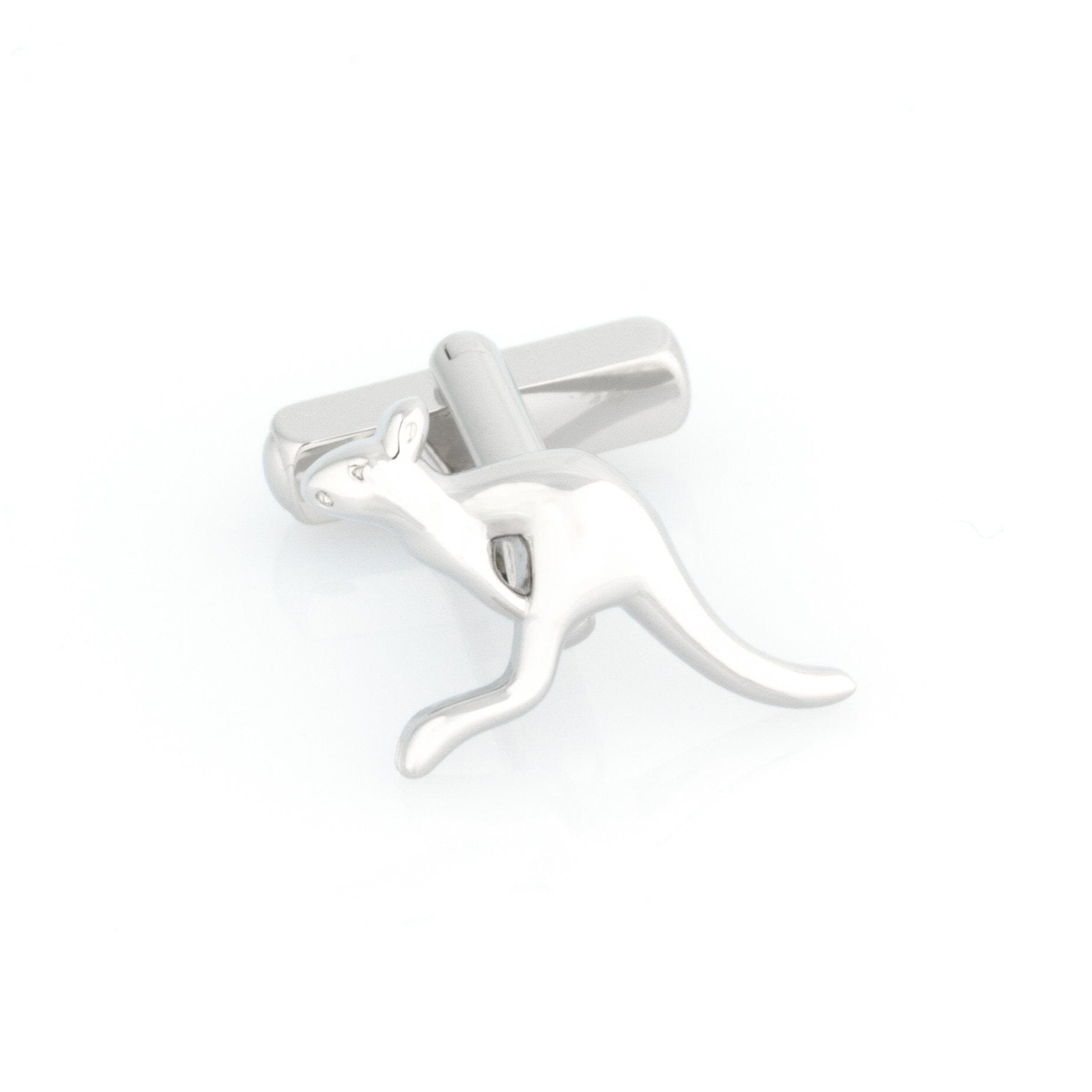 Australian Silver Kangaroo Cufflinks Silver Cufflinks Clinks Australia 