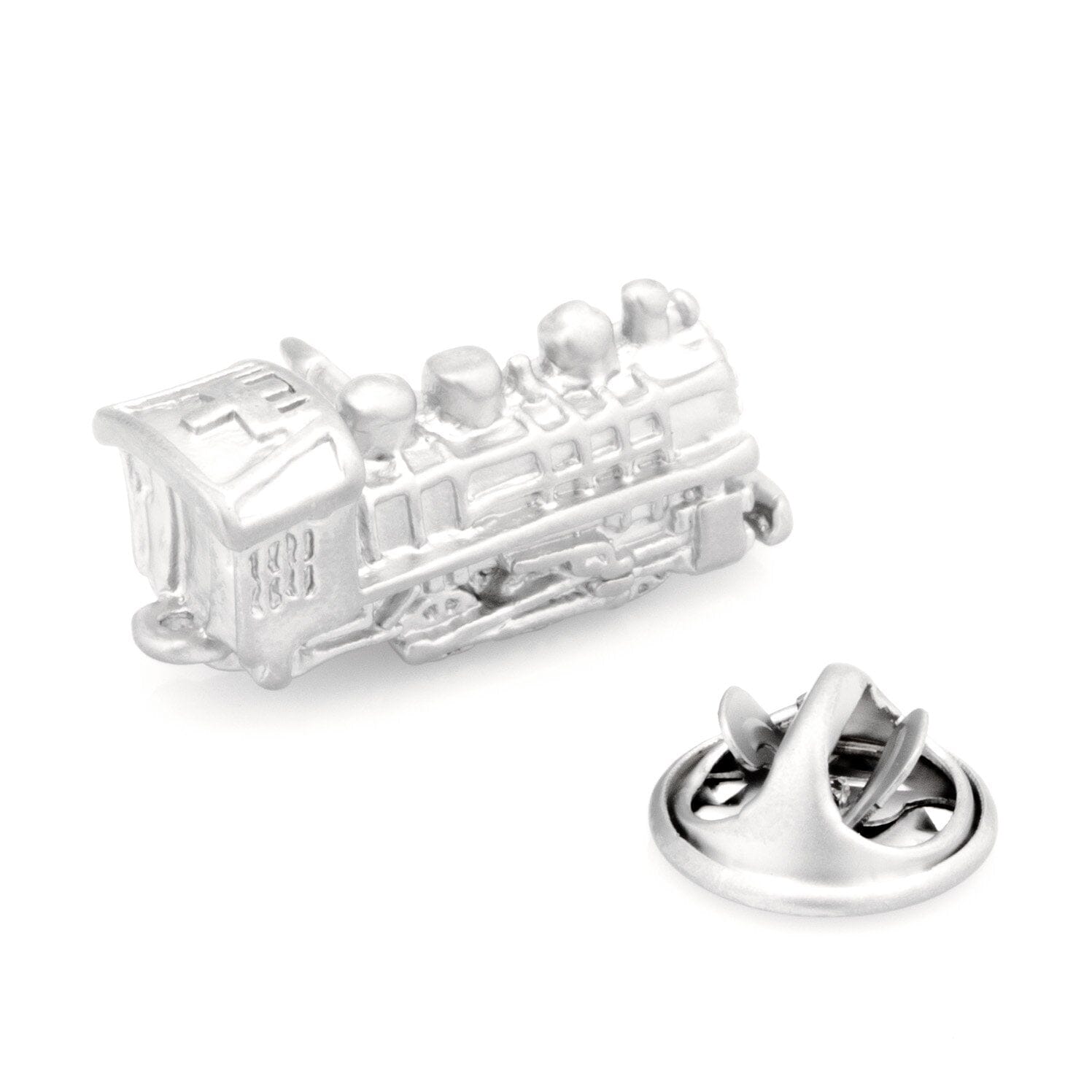 Train Lapel Pin - Silver Lapel Pin Clinks Default 