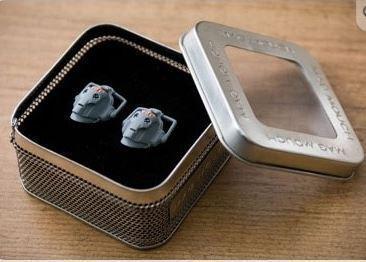 Doctor Who Cufflinks - Cyberman, Novelty Cufflinks, CL5873, Mens Cufflinks, Cufflinks, Cuffed, Clinks, Clinks Australia