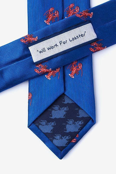 Will Work for Lobster Skinny Tie
