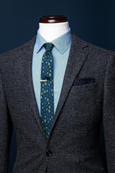 Shamrock'd Skinny Tie