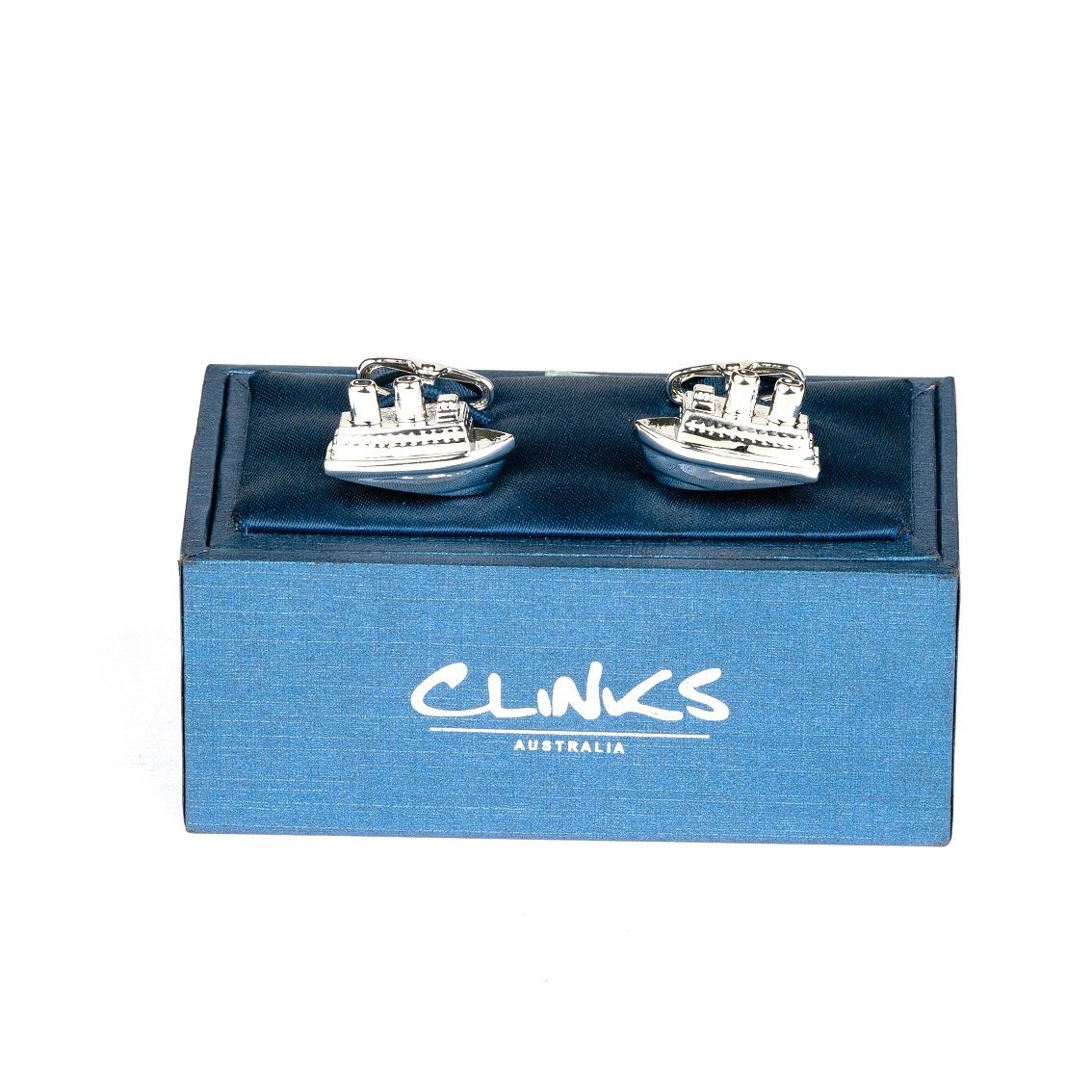 Silver Ship Cufflinks Novelty Cufflinks Clinks Australia 