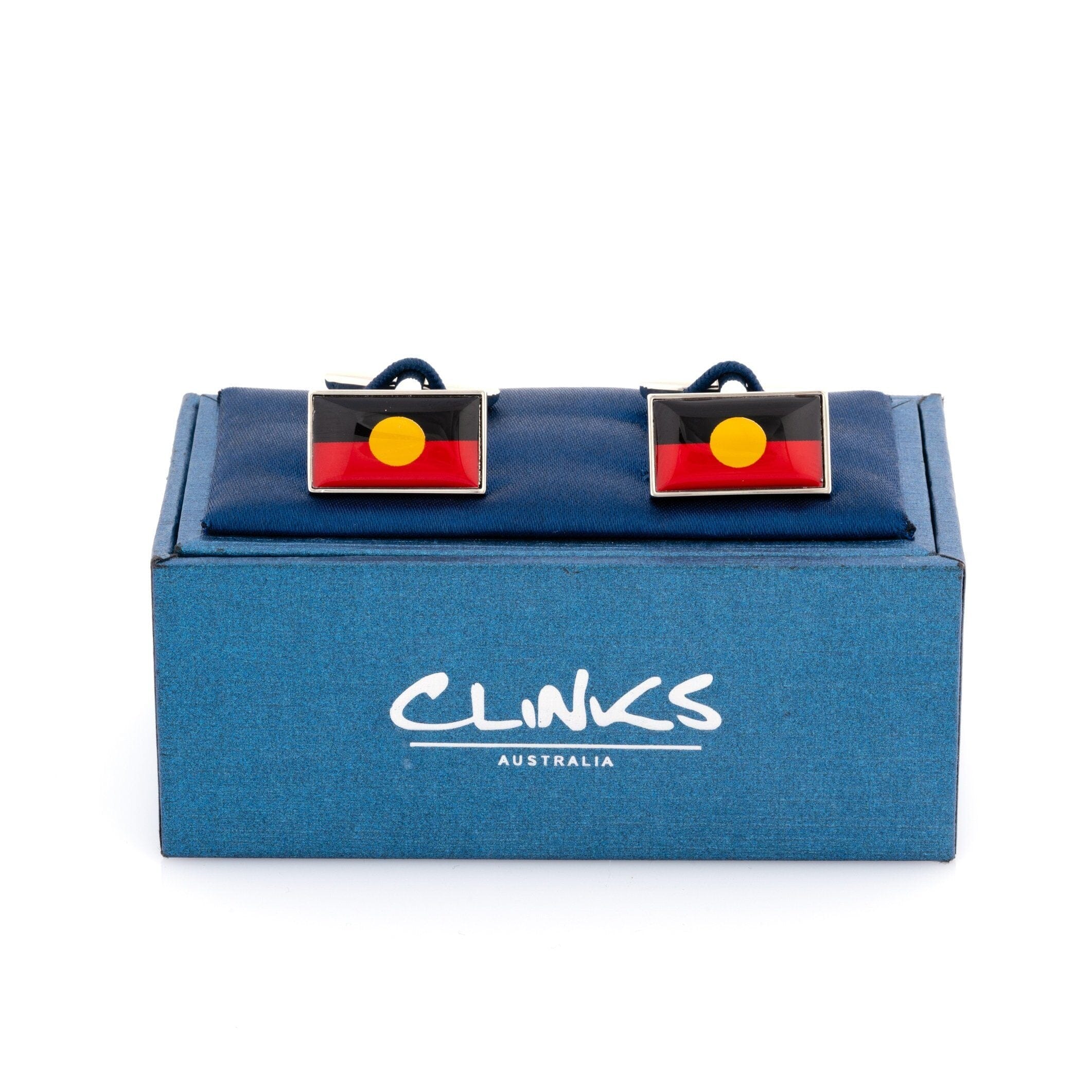 Australian Aboriginal Flag Cufflinks Novelty Cufflinks Clinks Australia 