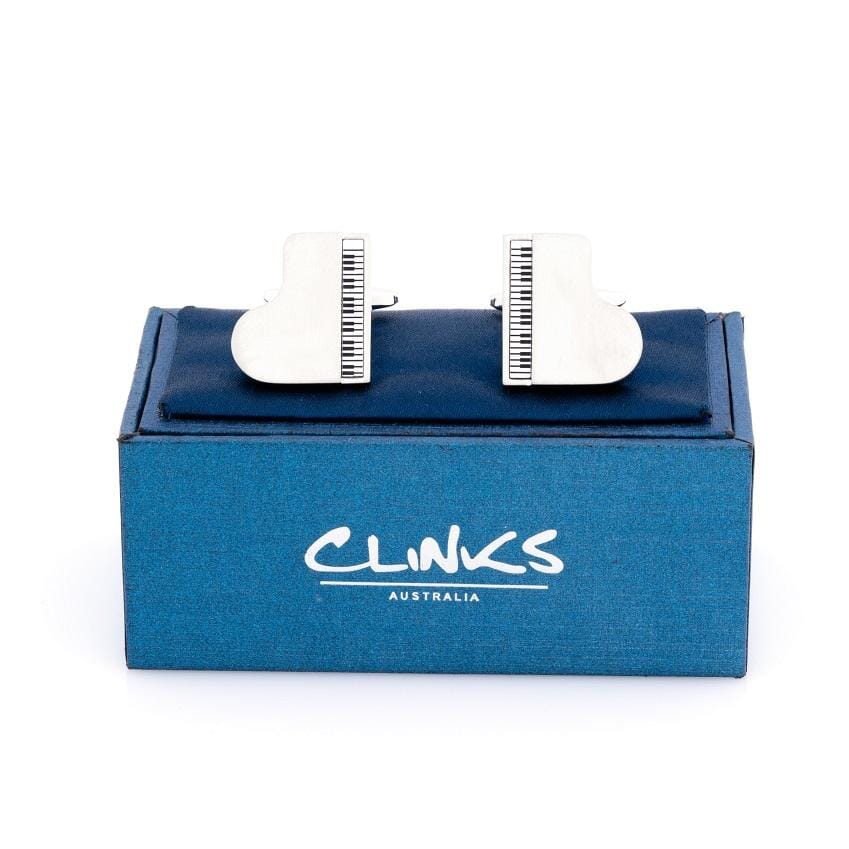 Silver Piano Cufflinks Novelty Cufflinks Clinks Australia 