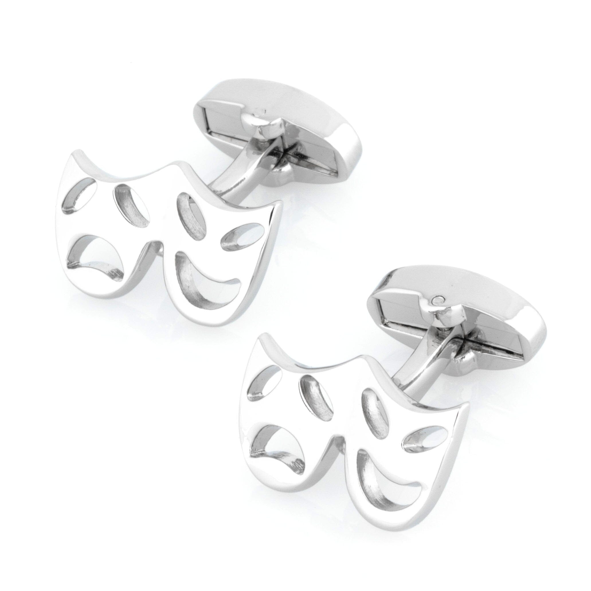 Silver Mask Cufflinks Novelty Cufflinks Clinks Australia 