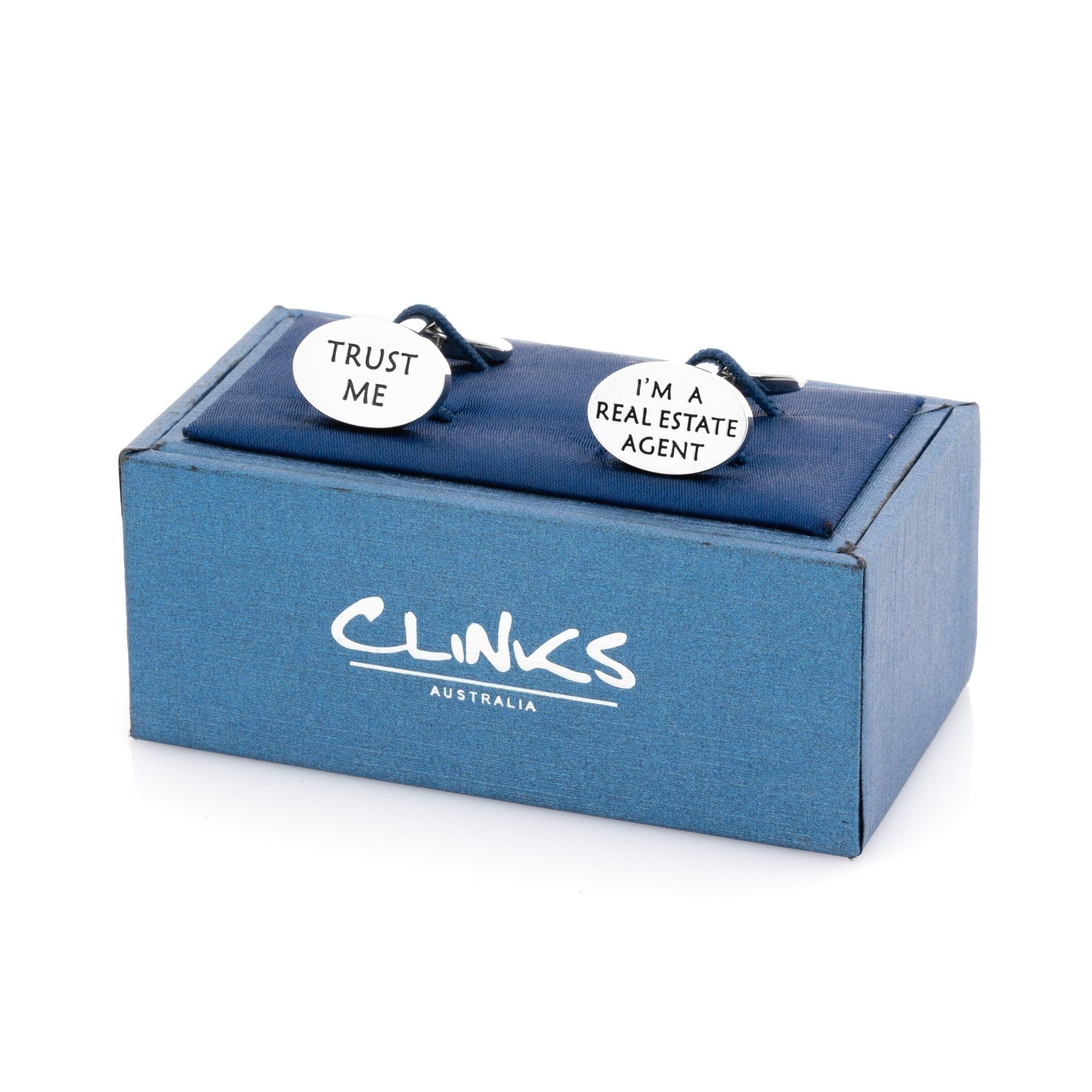 Trust Me, I'm A Real Estate Agent Cufflinks Novelty Cufflinks Clinks Australia 