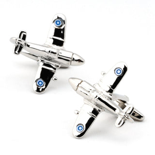 Silver Fighter Jet Plane Cufflinks Novelty Cufflinks Clinks Australia 