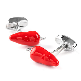Red Chilli Pepper Cufflinks Novelty Cufflinks Clinks Australia 