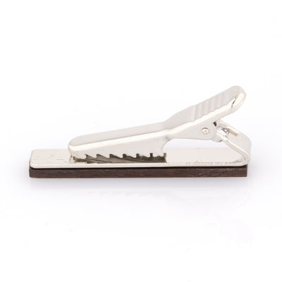 Small Dark Wood Tie CliP