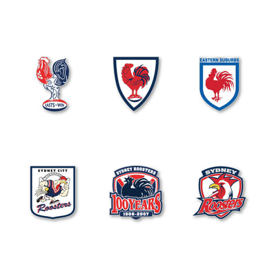 Sydney Roosters Logo NRL Pin Set