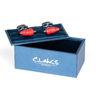 Red Chilli Pepper Cufflinks