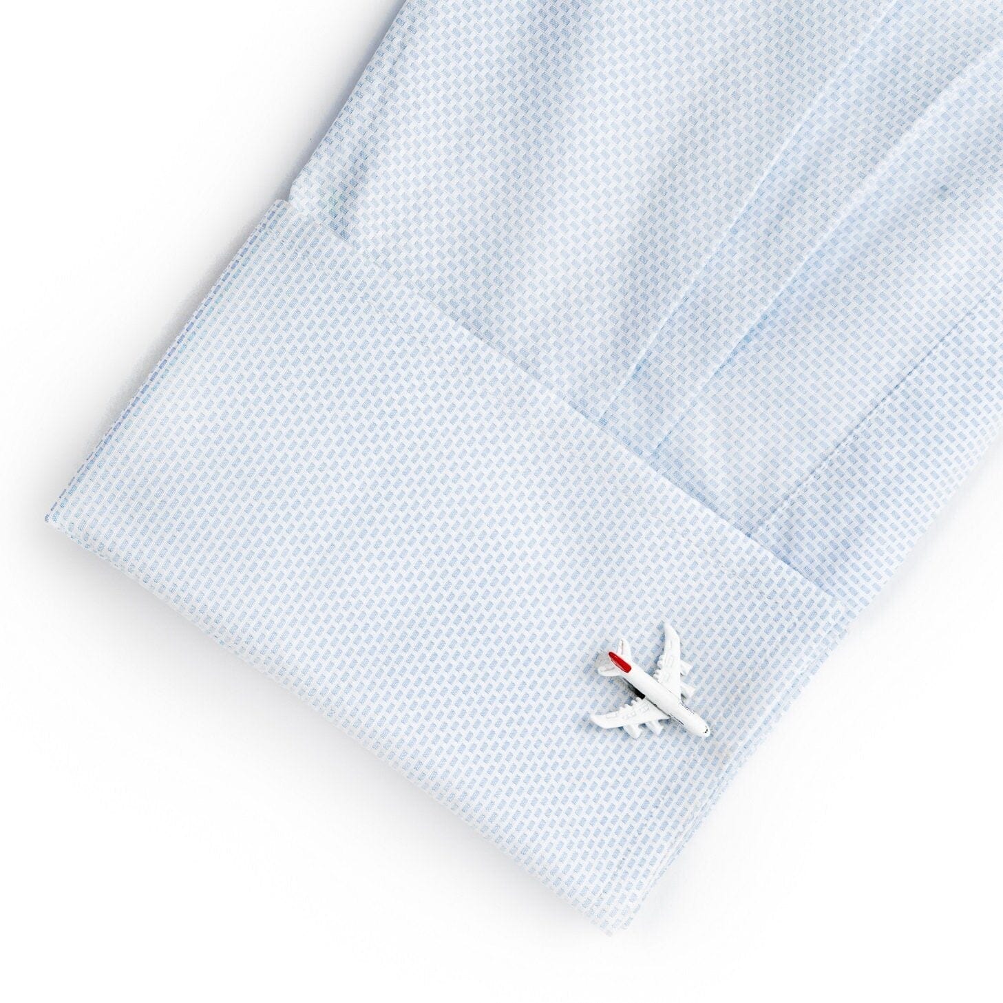 Commercial Jet Plane Cufflinks in Colour Novelty Cufflinks Clinks Australia 