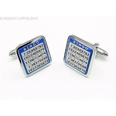BINGO Cufflinks, Novelty Cufflinks, ZBC1202, Benjamin Cufflinks,  Mens Cufflinks, Cufflinks, Cuffed, Clinks, Clinks Australia