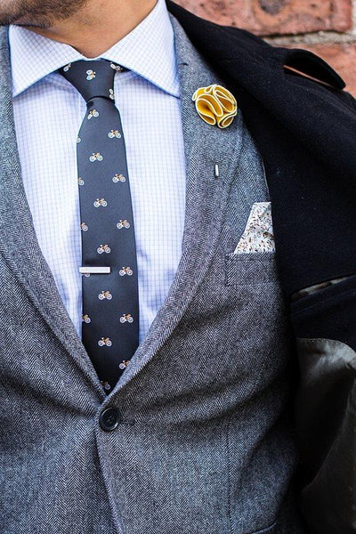 Bicycles Skinny Tie