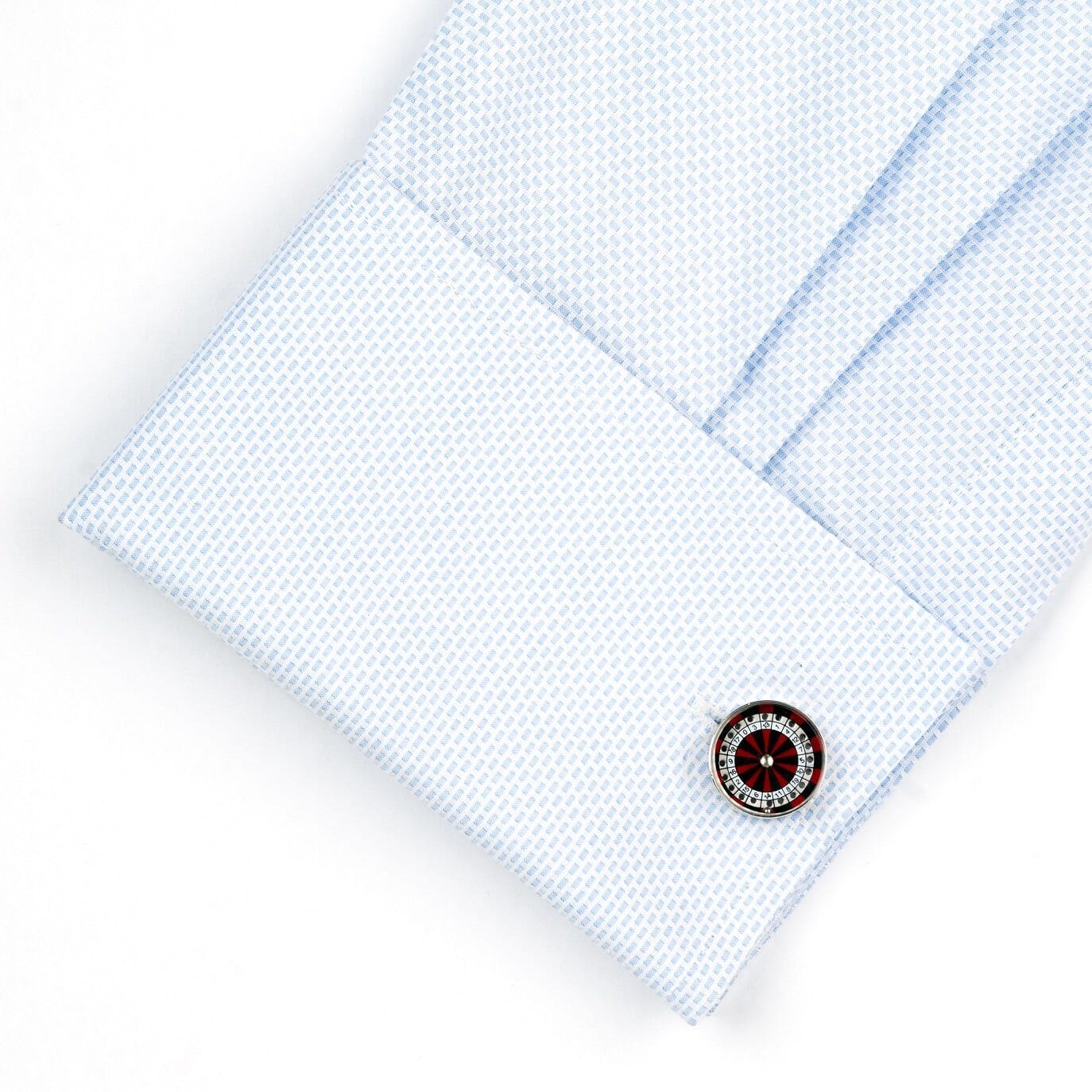 Roulette Wheel & Ball Cufflinks Novelty Cufflinks Clinks Australia 
