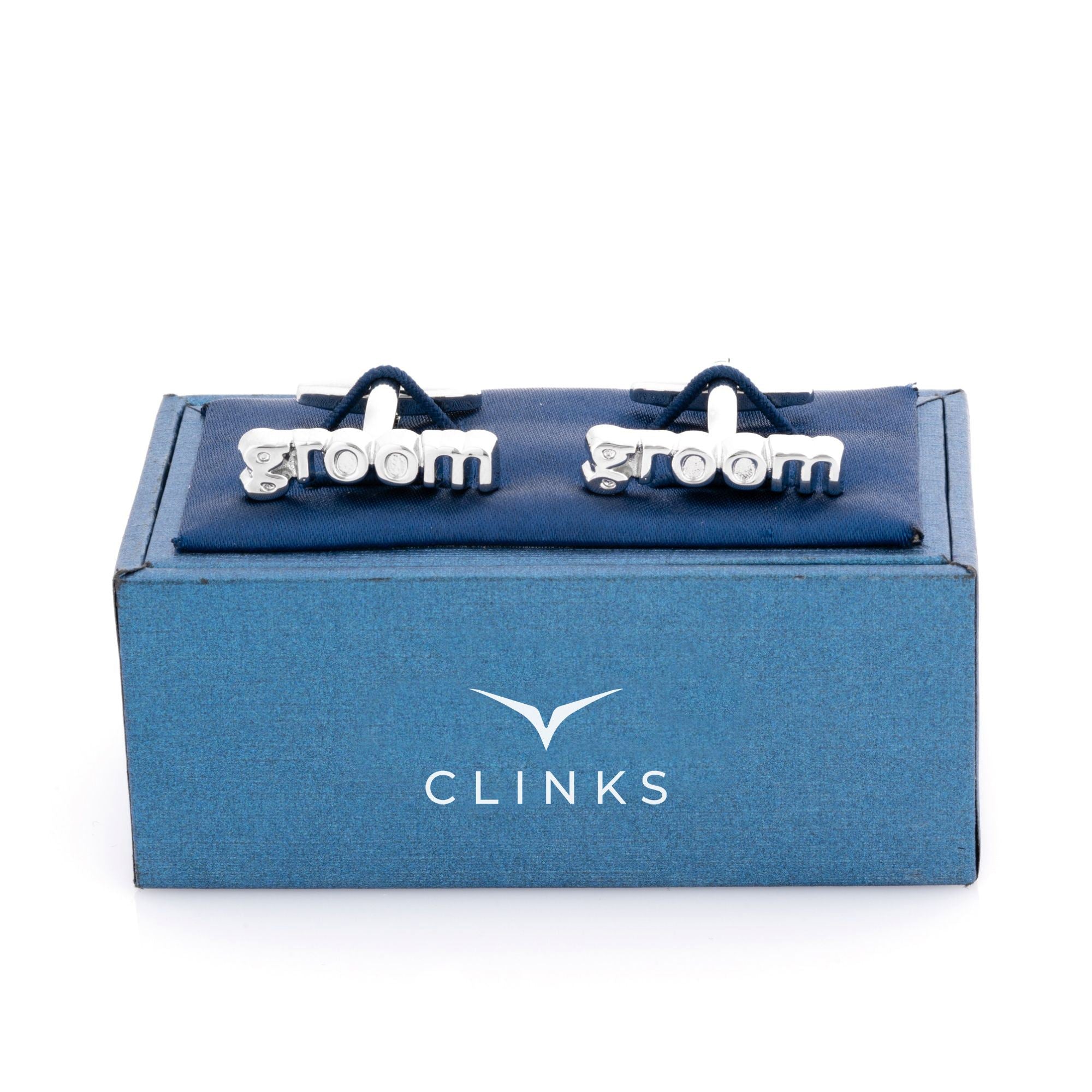 Groom cut-out style Wedding Cufflinks Wedding Cufflinks Clinks Australia 