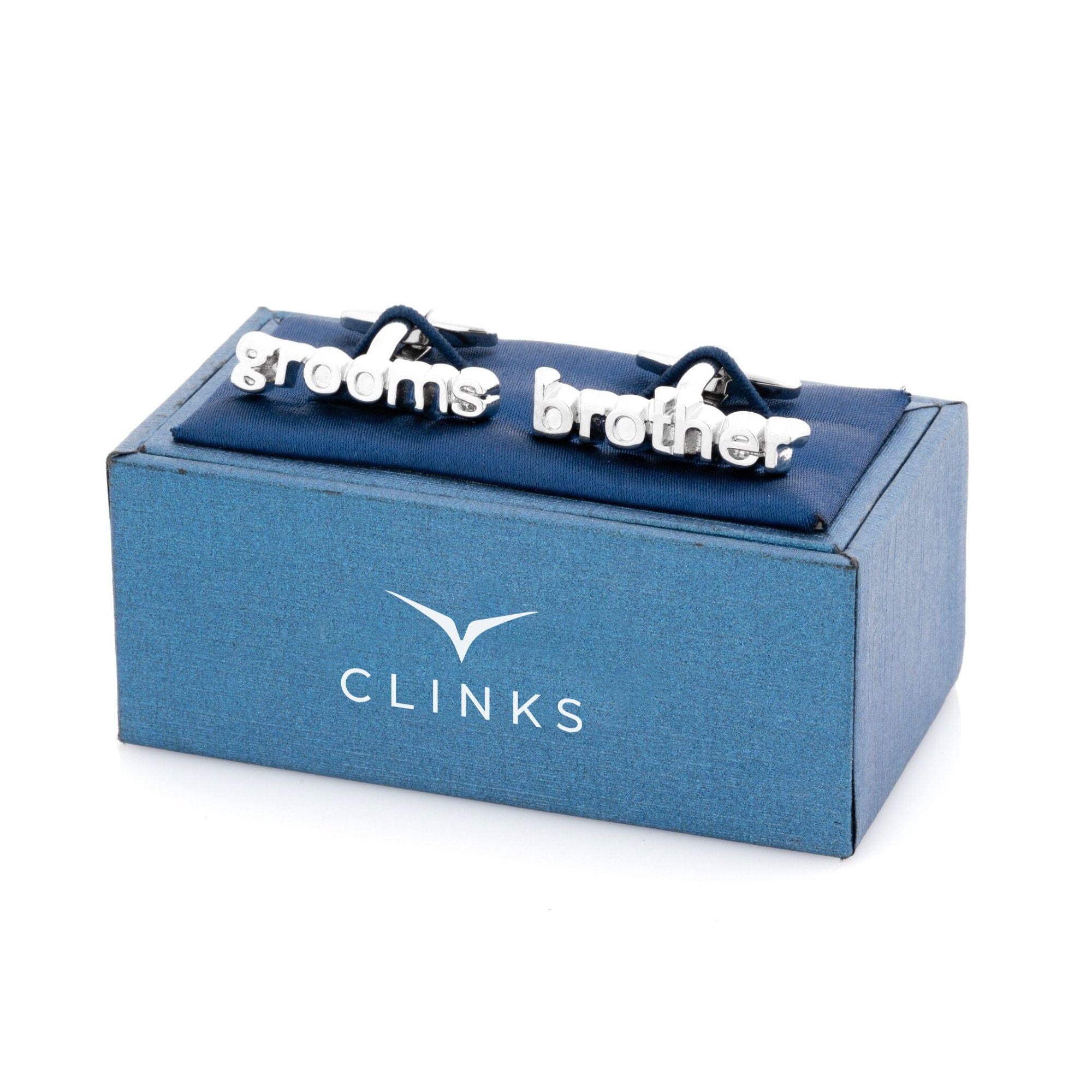Grooms Brother cut-out style Wedding Cufflinks Wedding Cufflinks Clinks Australia 