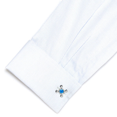 Red & Blue Hot & Cold Tap Cufflinks