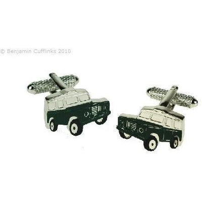 Dark Green Jeep Cufflinks