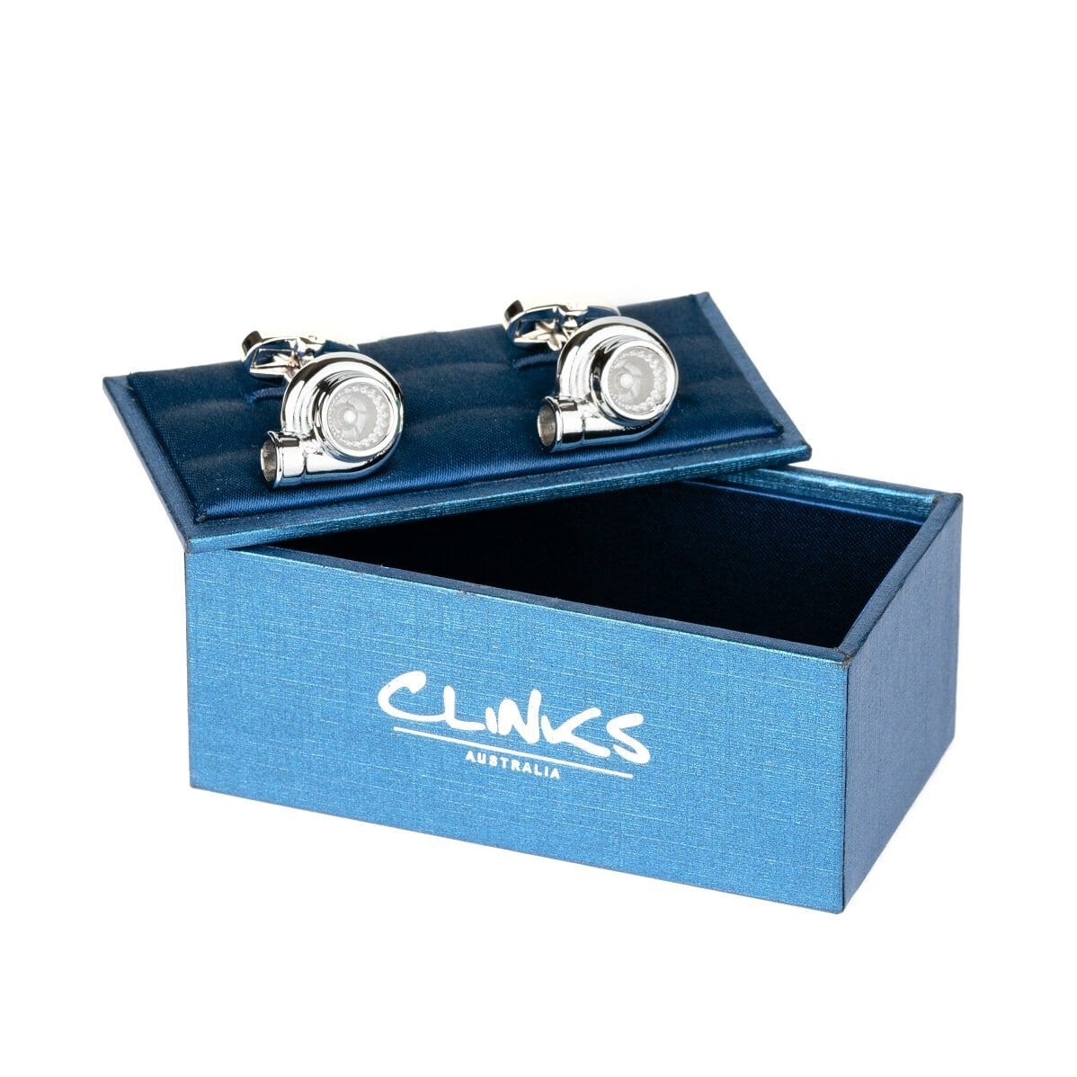 Silver Turbo Cufflinks Novelty Cufflinks Clinks Australia 