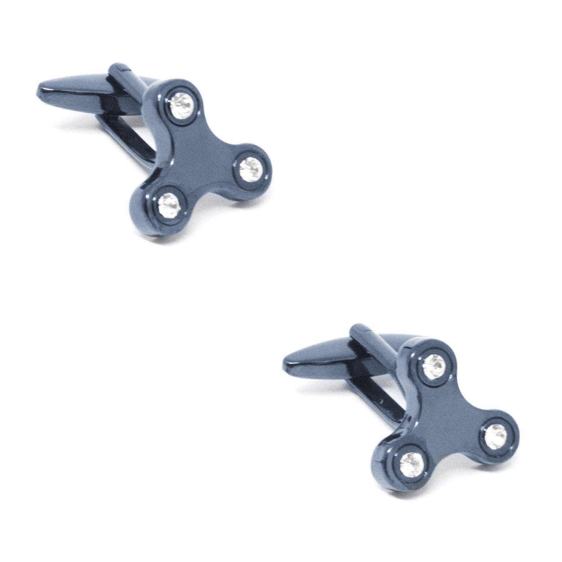Blue Fidget Spinner Cufflinks Novelty Cufflinks Clinks Australia 