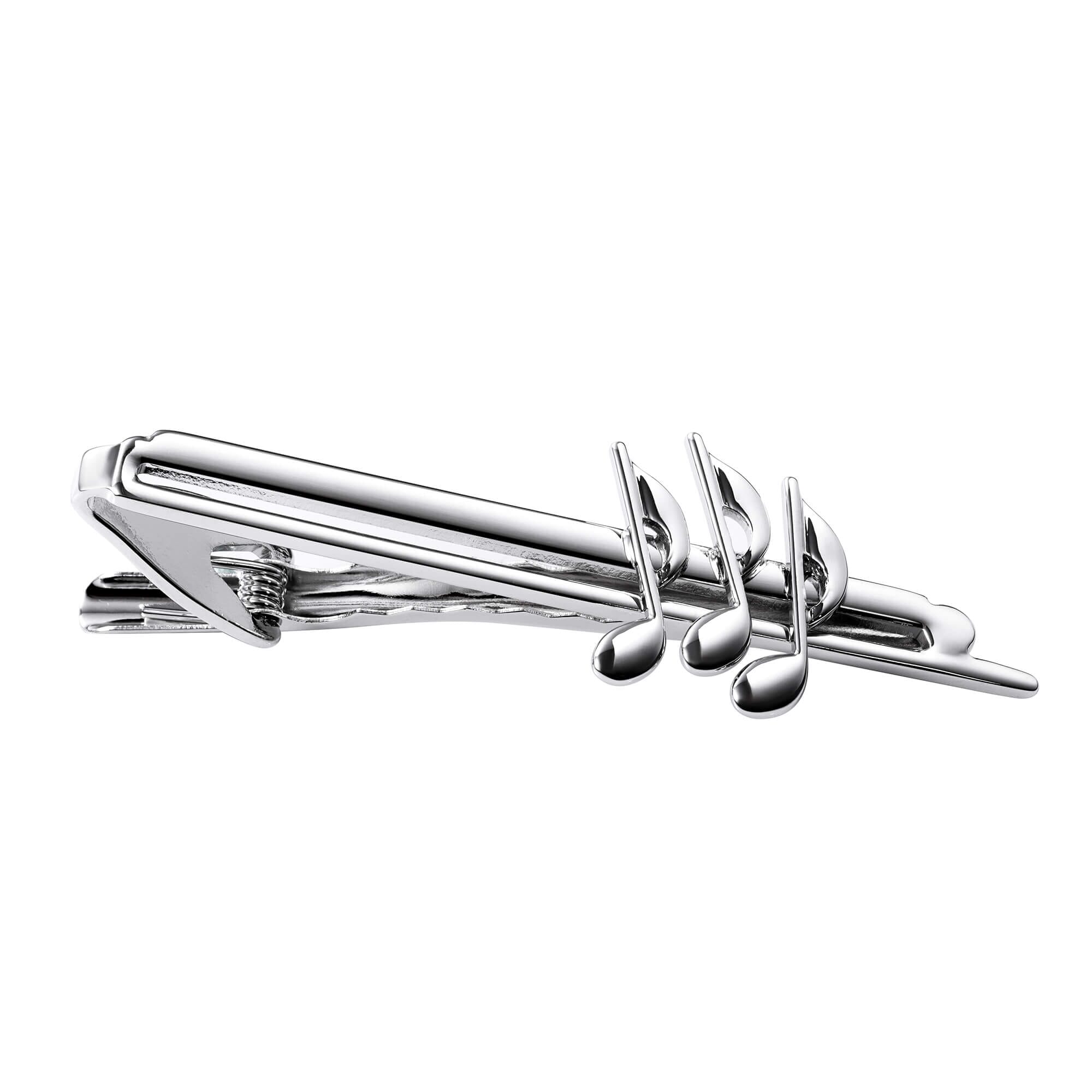 Three Music Notes Tie Clip Tie Clips Clinks Australia 