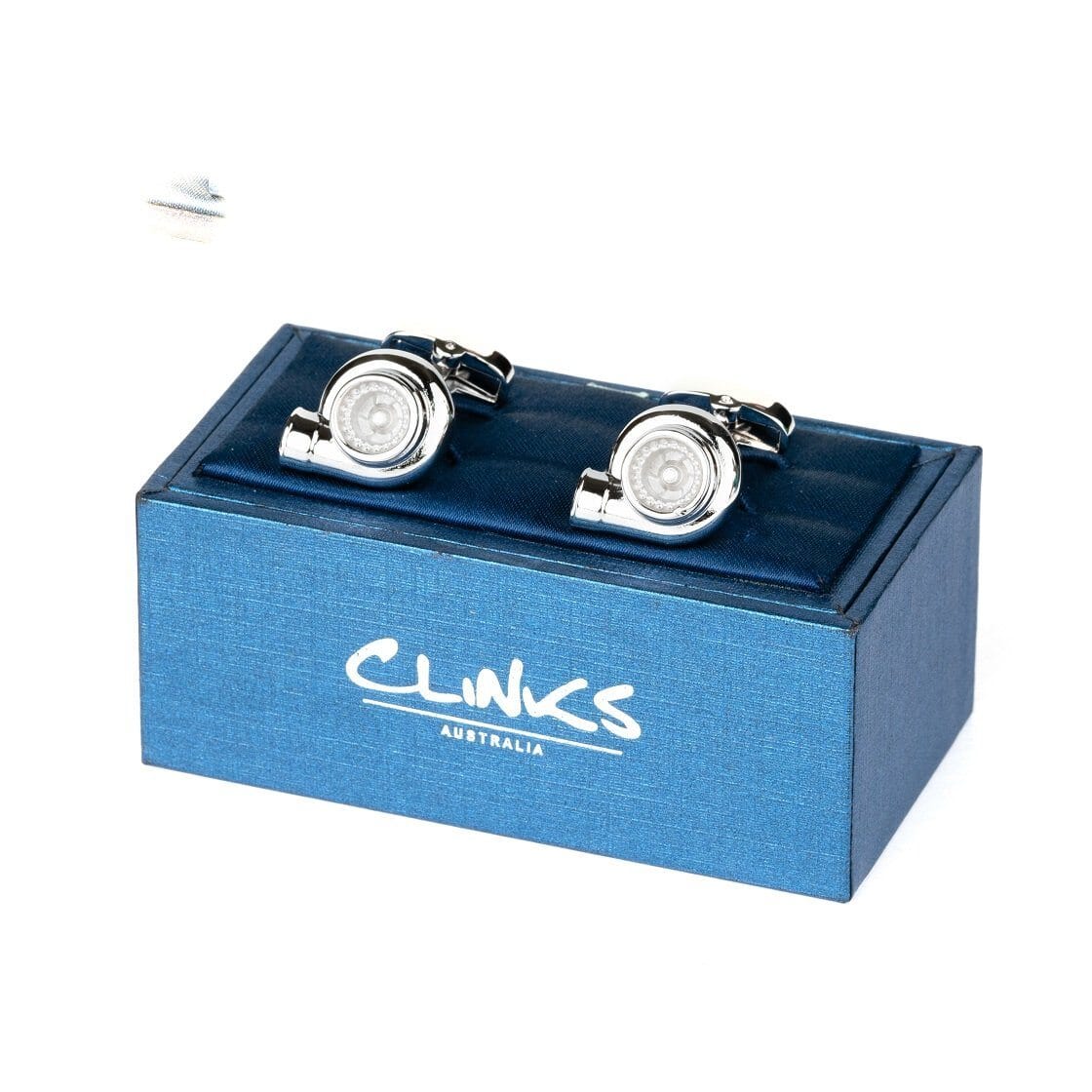 Silver Turbo Cufflinks Novelty Cufflinks Clinks Australia 