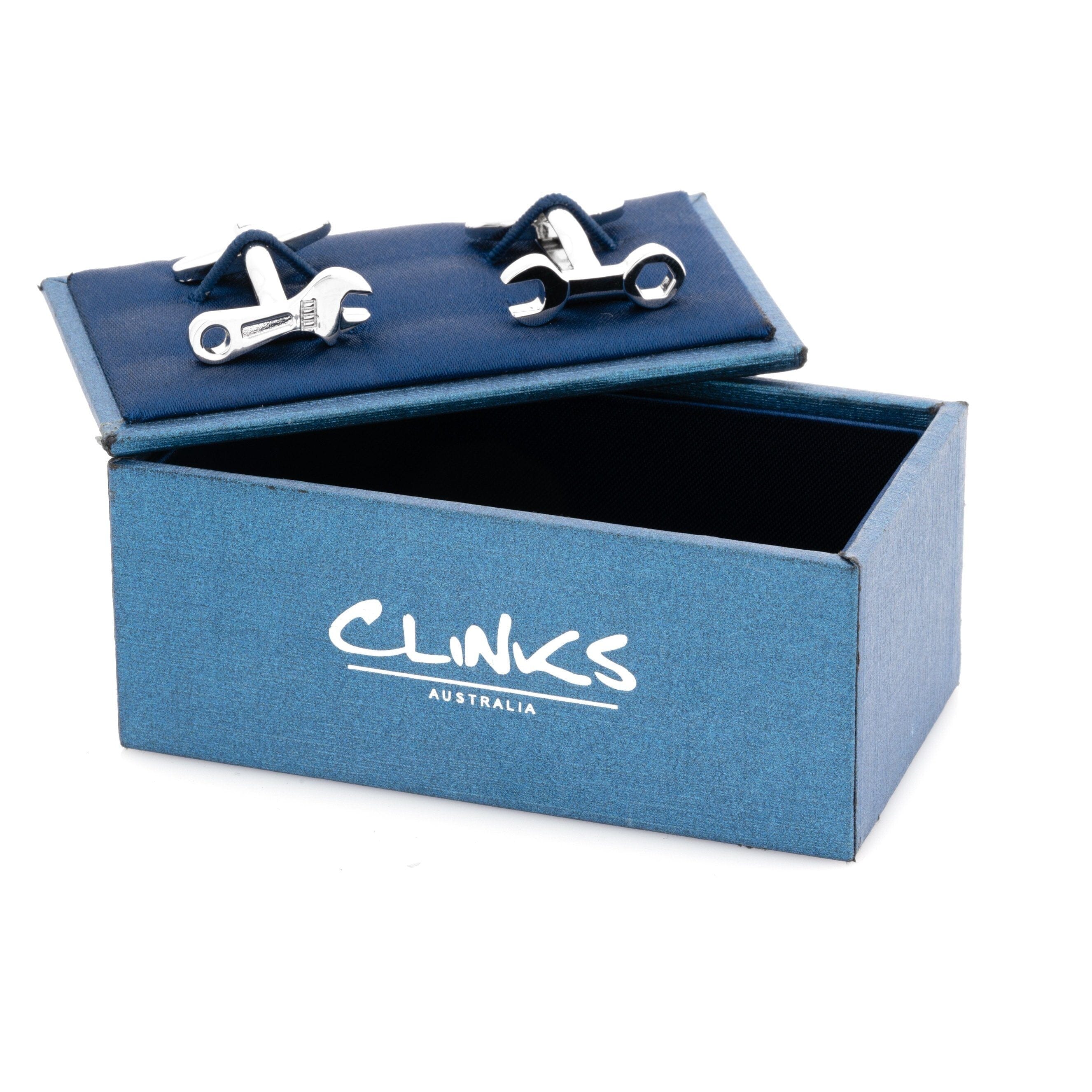Spanner / Wrench Cufflinks Novelty Cufflinks Clinks Australia 