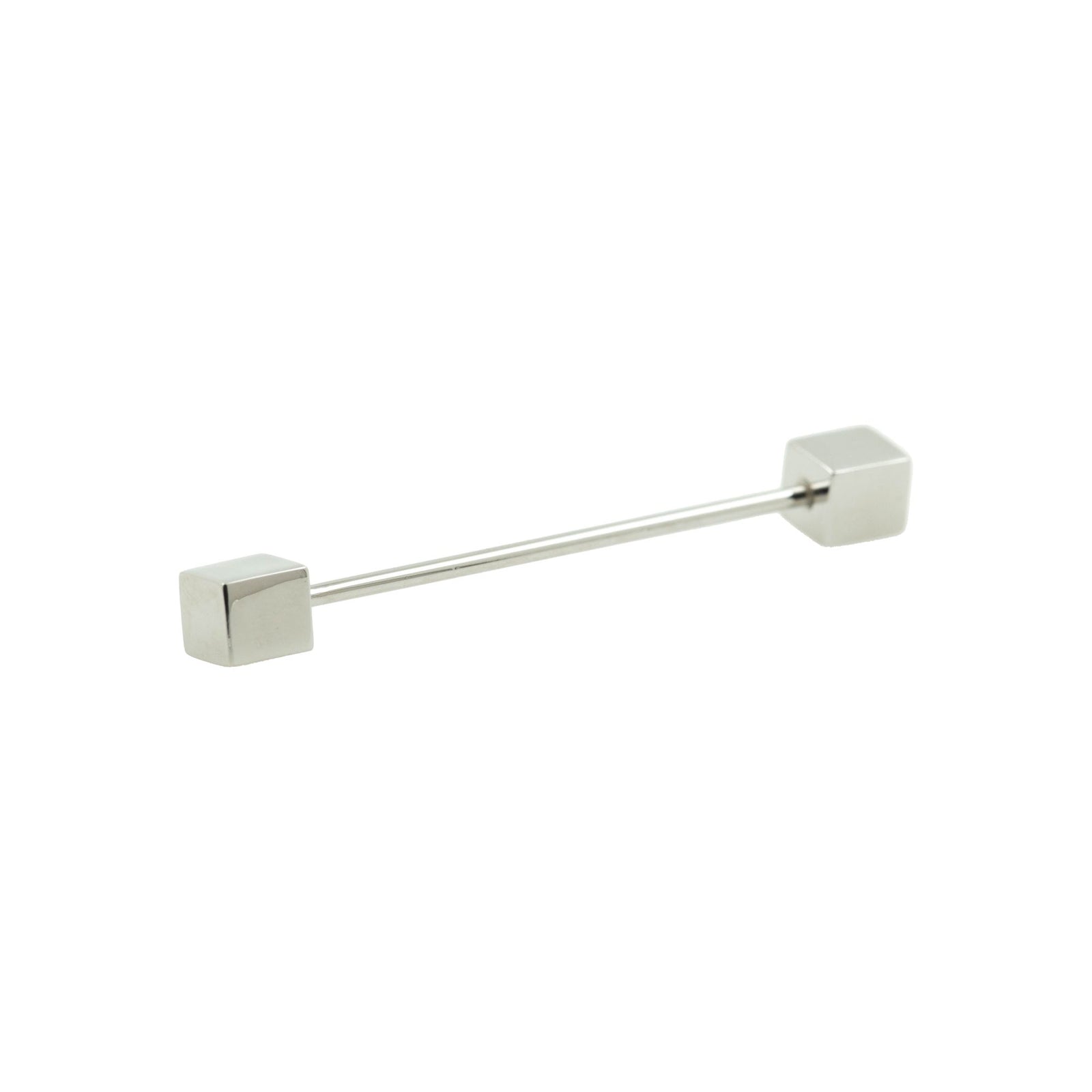 Silver Square Collar Bar