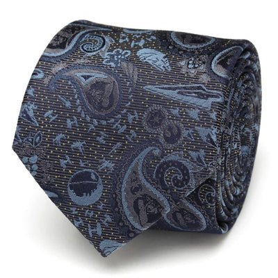 Vader Paisley Blue and Gray Star Wars Men's Tie