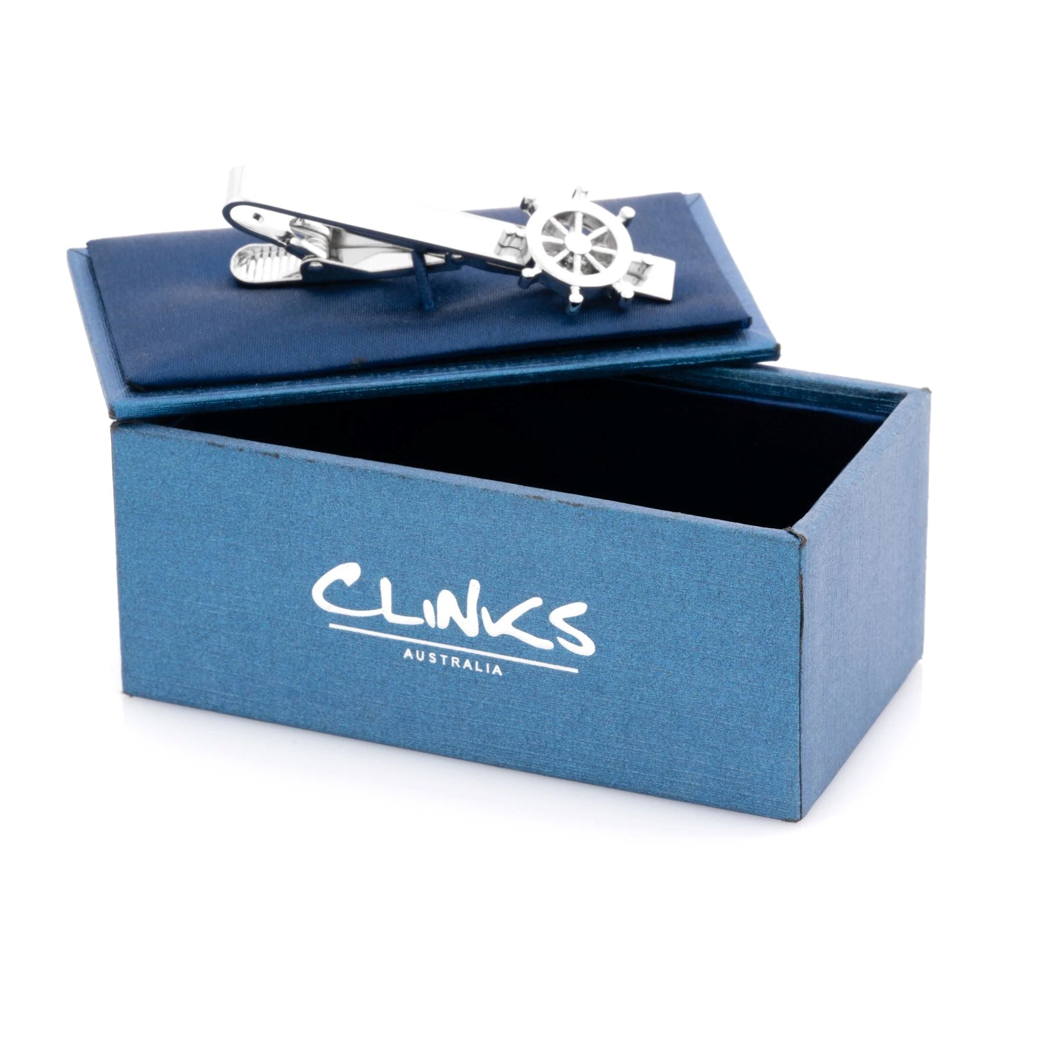 Ships Wheel Tie Clip Tie Clips Clinks 