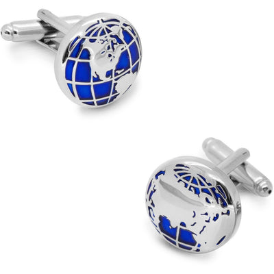 World Map Cufflinks