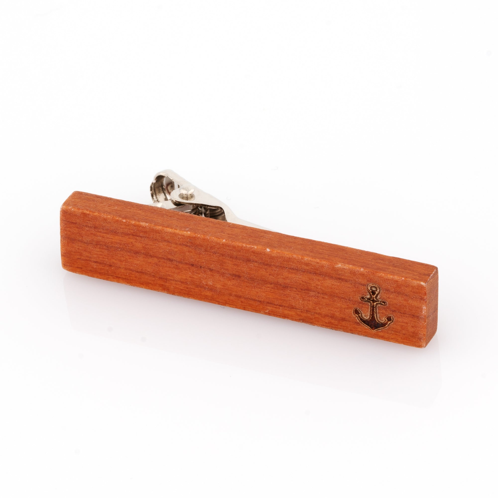 Wood Anchor Stamp Tie Clip